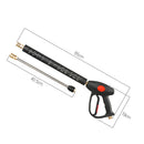 Drillpro 1/4 Inch Quick Connect 4000PSI High Pressure Washer Guns Wand Tips Water Spray Guns Lance Spray Nozzle for Penogenerator Car Accessories