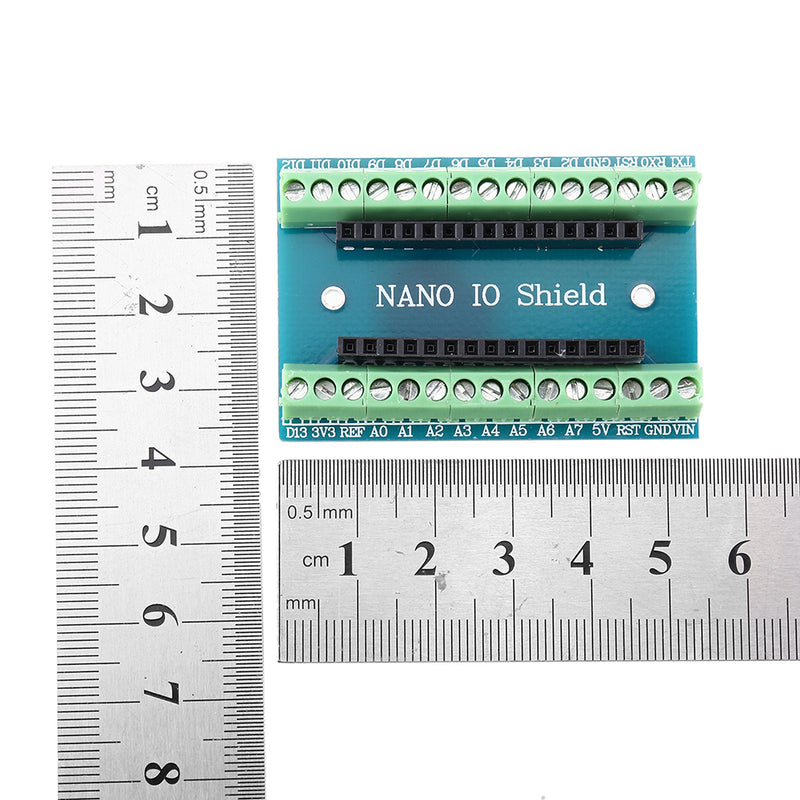 5pcs Nano V3.0 Terminal Adapter AVR ATMEGA328P without NRF2401+ Expansion Interface DC Power Board for