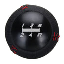 5 Speed Leather Round Ball Manual Gear Shift Knob Shifter For Civic Type R FK2