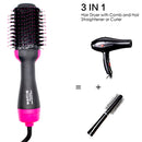 Multifunctional Negative Ion Hairbrush Comb Roll Straight Dual-use Hair Straightener Hot Air Comb