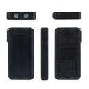 Bakeey 12000mAh LED Flashlight Solar Waterproof  Fast Charging DIY Power Bank Case For iPhone XS 11 Pro Huawei P30 Pro Mate 30 5G Xiaomi 9Pro Redmi K30 S10+ Note10 5G