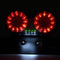 License Plate LED Brake Dual Tail Turn Signal Lights For Bobber Cafe ATV Chopper