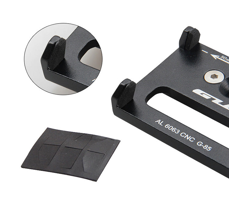 GUB G85 AL6063 CNC Bicycle Phone Holder Bracket for Phone GPS Device Up To 6.2 Inch Non-slip