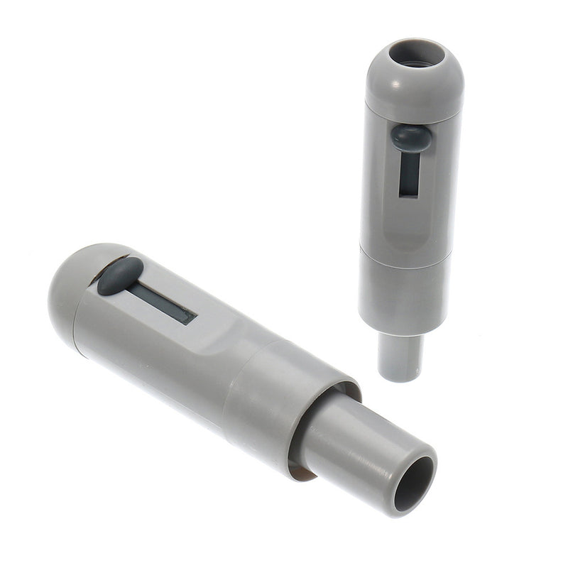 2pcs Grey Universal HVE Level Valve Strong Weak Spin Sucker Suction Handle Dental Tools