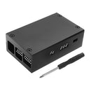 Silver/Black Aluminum Case Metal Enclosure With Screwdriver For Raspberry Pi 3 Model B+(plus)