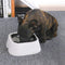 Dog Water Bowl Pet Floating Bowl Anti Splashing Not Wetting Mouth Portable Vehicle Carried Floating Bowl Cat Water Bowl  Anti-slip Pet Bowl