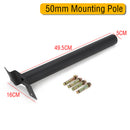 50CM Length 40MM 50MM Diameter Mounting Light Pole for LED Solar Street Outdoor Garden Wall Lamp
