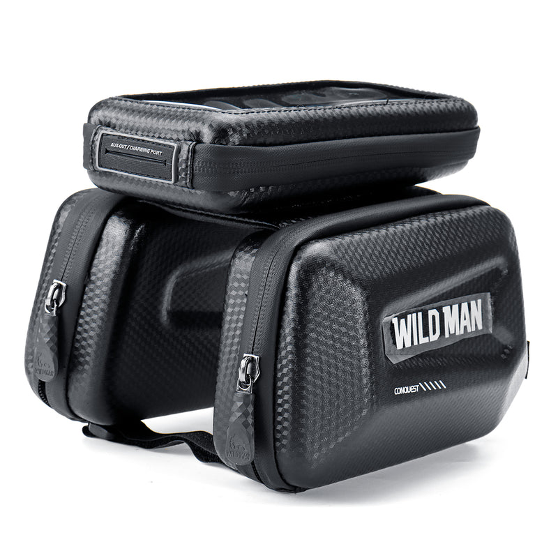 Large Capacity Waterproof Phone GPS Bike Bag Frame Tail Rear Tube Tube Cycling Motorcycle