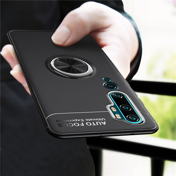 Bakeey 360 Rotating Magnetic Ring Holder Soft TPU Shockproof Protective Case for Xiaomi Mi Note 10 / Xiaomi Mi Note 10 Pro / Xiaomi Mi CC9 Pro