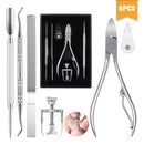 Nasum Adult Toenail Set High Quality Stainless Steel Nail Care Thick Nails And Grooves 6 Professional Nail Care Sets And Mature Toenail Tools Nail Clipper