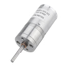 Machifit 25GA370 DC 12V Micro Gear Reduction Motor 25mm Extended Shaft Gear Motor