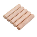 Drillpro 60pcs 10x60mm Round Wood Tenon Wooden Dowel for Woodworking Tool