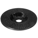 Drillpro Black 100x16/110x22mm Plane Wood Carving Disc Tungsten Carbide Shaping Disc Angle Grinding Wheel Sanding Carving Rotary Tool Abrasive Disc for Angle Grinder