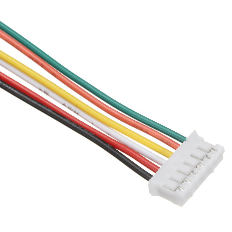Excellway 10Pcs Mini Micro JST 2.0 PH 6Pin Connector Plug With 30cm Wires Cables