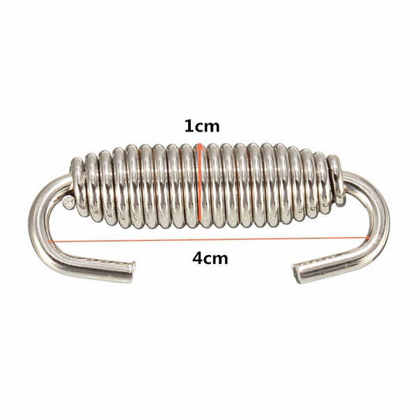 60mm Motorcycle Exhaust Pipe Springs Expansion Chambers Manifold Link Pipe