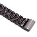 Rhinestone Watch Band Metal Stainless Steel Strap Bracelet Replacement for Fitbit Charge 2