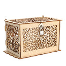Wooden Wedding Card Box Collection Gift Card Post Boxes Weddings Decor With Lock