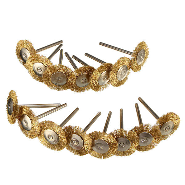 45pcs Steel Wire Wheel Brushes Sanding Set Dremel Accessories for Rotary Tool