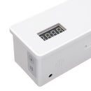 MECO ELE Toothbrush Sterilizer Ultraviolet Touch White 4 Toothbrush Groove Toothbrush Disinfector