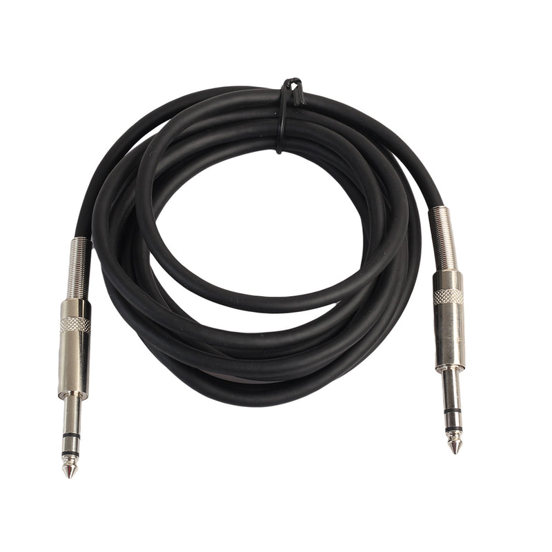 REXLIS 3044 1/ 1.8/ 3M 6.35 Stereo Male To Male Electric Guitar Audio Cable