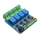 Modbus RTU 4 Channel Relay Module 4CH Input Optocoupler Isolation RS485 MCU