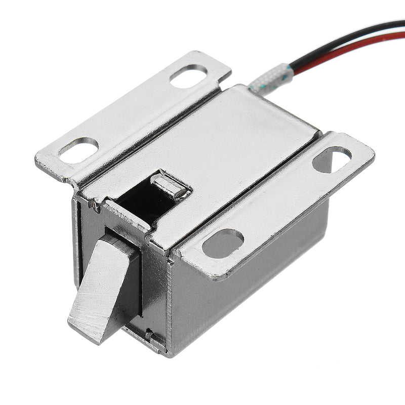 12V DC 0.43A Cabinet Electric Lock Assembly Solenoid Drawer Door Lock 27x29x18mm