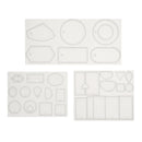 3PCS DIY Pendant Epoxy Mold Set Jewelry Pendant Mould Craft