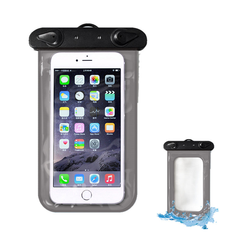 Universal PVC IPX8 Waterproof Clear Tough Screenn Phone Case Under Water Dry Bag Surfing Swimming Bag
