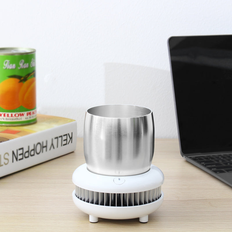 380mL Portable Electric Instant Cooling Cup Freezer Summer Office Home 100~240V