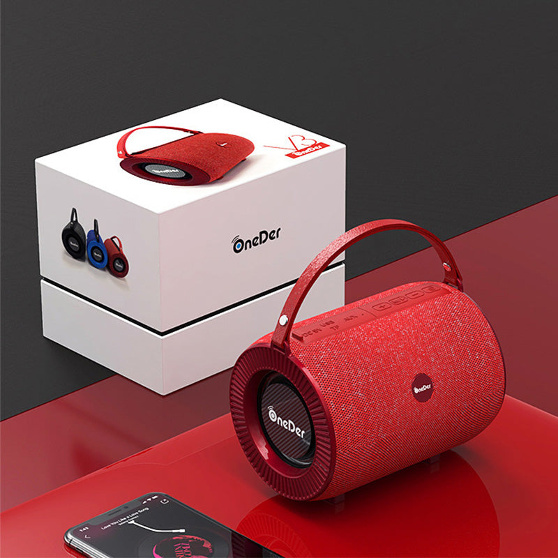OneDer V3 HiFi Wireless bluetooth Speaker Stereo TF Card AUX Portable Outdoor Speaker with Mic