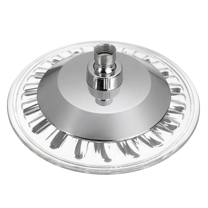 7 Colors Automatic LED Light Changing Round Top Shower Head Bath Rainfall Showerhead High Pressure