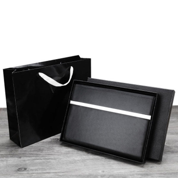 A5 Manager File Folder PU Clip Briefcase A4 File Loose-Leaf Notebook Multi-Function Folder Notepad Gift Set