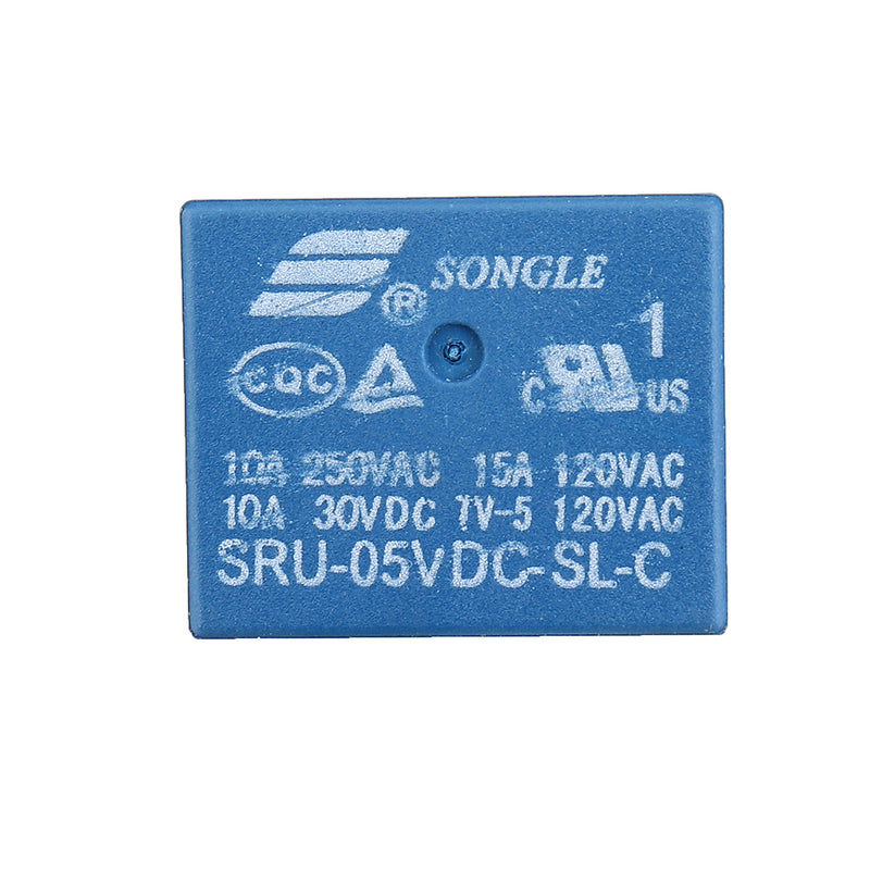 5Pcs SRU-05V 12V 24VDC-SL-C 5V 12V 24V DC 10A 5Pin Relay Module