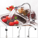 Kitchen 360 Swivel Spout Single Handle Sink Faucet Pull Down Spray Mixer Tap