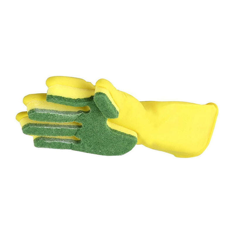 Honana Creative Home Washing Cleaning Gloves Cooking Glove Garden Kitchen Sponge Fingers Rubber