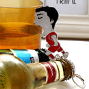 Portable Luis Suarez Bottle Opener Keychain Glass Beer Opener Zinc Alloy Bottle Opener for Bar Gifts