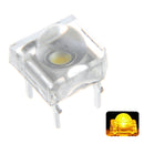 100PCS DC2V 5MM 4Pin Yellow Transparent Round Top Lens Water Clear Bulb Emitting LED Diode DIY Lamp
