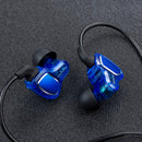 Bakeey Dual Dynamic Wired In-ear Earphone Stereo Noise Cancelling Headphone for Xiaomi Huawei