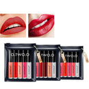 O.TWO.O Liquid Lipstick Kit Long Lasting Soft Texture Lip Gloss Matte Lipgloss Lip Oil Makeup Set