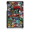 Tri-Fold Pringting Tablet Cover for Samsung Galaxy Tab A 8.0 2019 SM-P200 P205 Tablet - Doodle