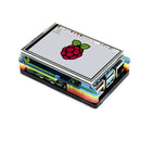6 Layer Rainbow Case with Cooling Fan and Heatsink for Raspberry Pi 4B