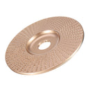 Drillpro 100mm Tungsten Carbide Plane Wood Shaping Disc Carving Disc 16mm Bore Sanding Grinder Wheel for 100 115 Angle Grinder