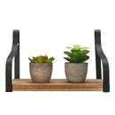 3Pcs Wall Shelf Floating Vintage Wooden Display Stand Storage Shelf  Rack