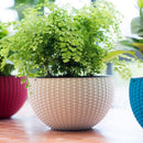 Gardening Rattan Waven Hanging Flower Chain Basket Pot Plant Holder Home Balcony Decorations