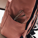 IPRee 35L Backpack Canvas Shoulder Bag Waterproof School Bag Camping Travel Rucksack