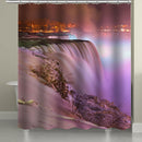 Waterproof Printing Waterproof Bathroom Shower Curtain Toilet Cover Mat Set