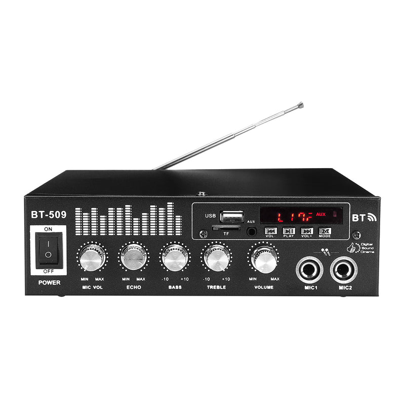 12V 220V BT-509 Car Home bluetooth Amplifier with Remote Control