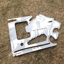 IPRee Outdoor EDC Multifunctional Pocket Card Tools Kit Camping Survival