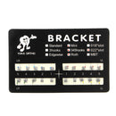 10Pcs Mini Dental Orthodontics Brackets Braces Roth.022 Hooks 3-4-5 Dental Tools