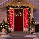 Merry Christmas Porch Banner Christmas Outdoor Decorations For Home Hanging